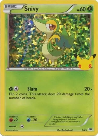 McDonald’s 25th Anniversary Holo Snivy #5